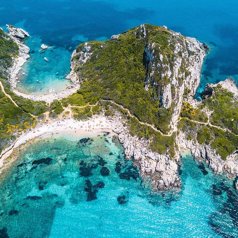 hidden beaches of corfu porto timoni ivy villas