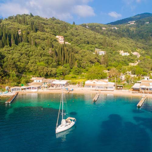 ivy villas corfu vacation holidays agni
